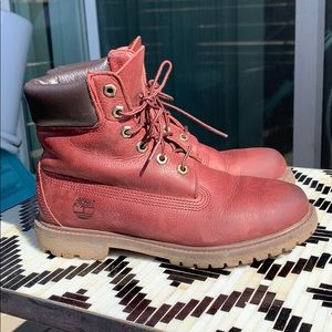 Timberland 6-Inch Waterproof Boots | Maroon | 8